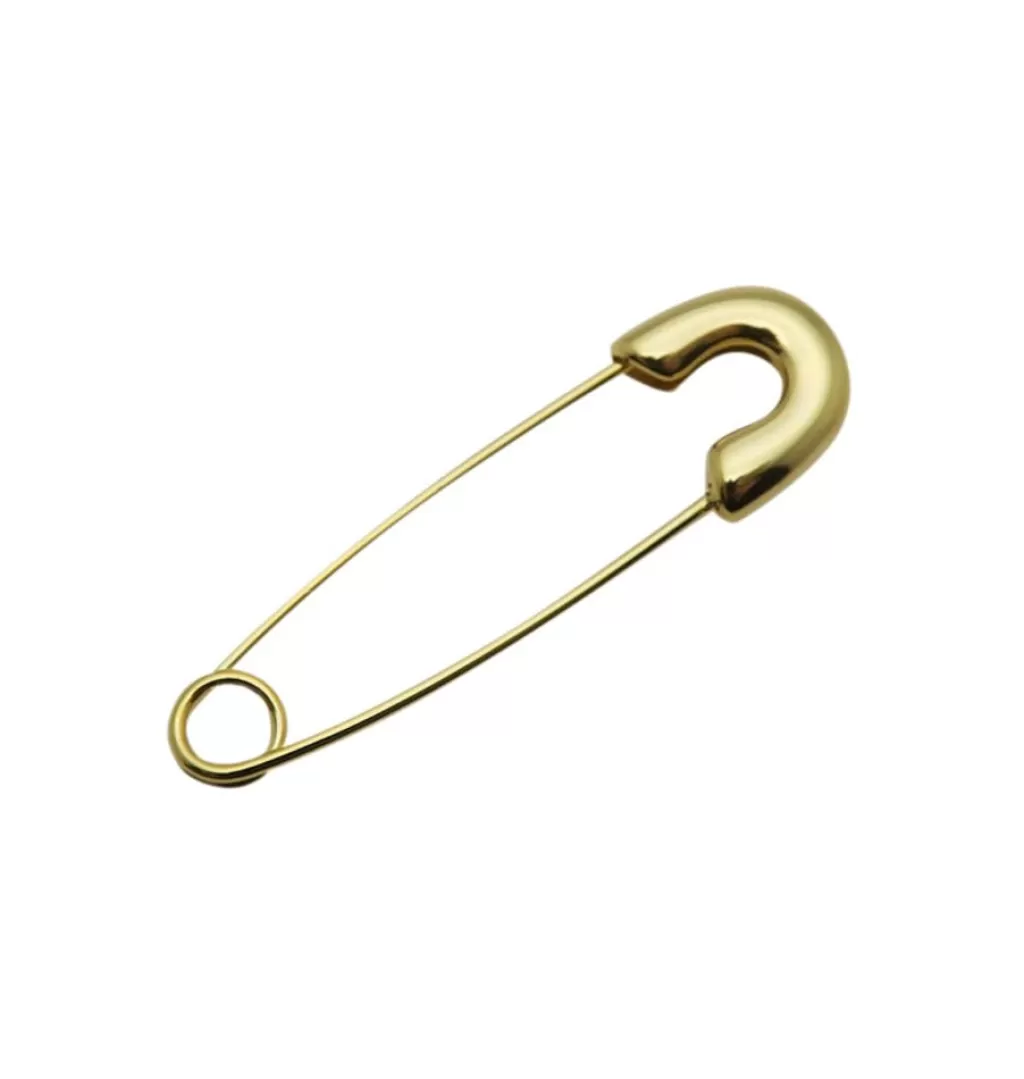 Flash Sale WOS UP Safety Pin Gold • Single Earring