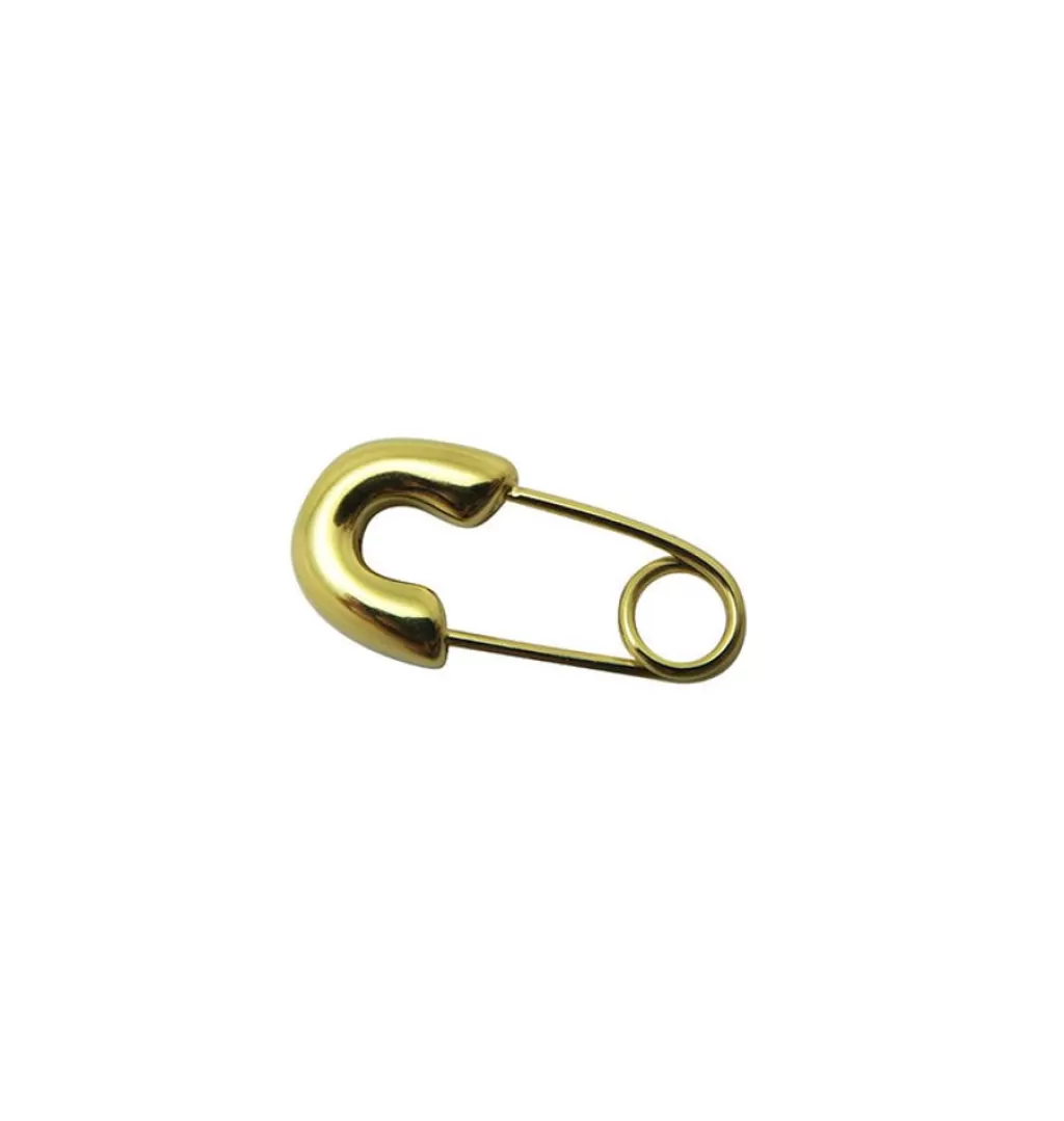 Shop WOS UP Safety Pin Mini Guld Singelorhange
