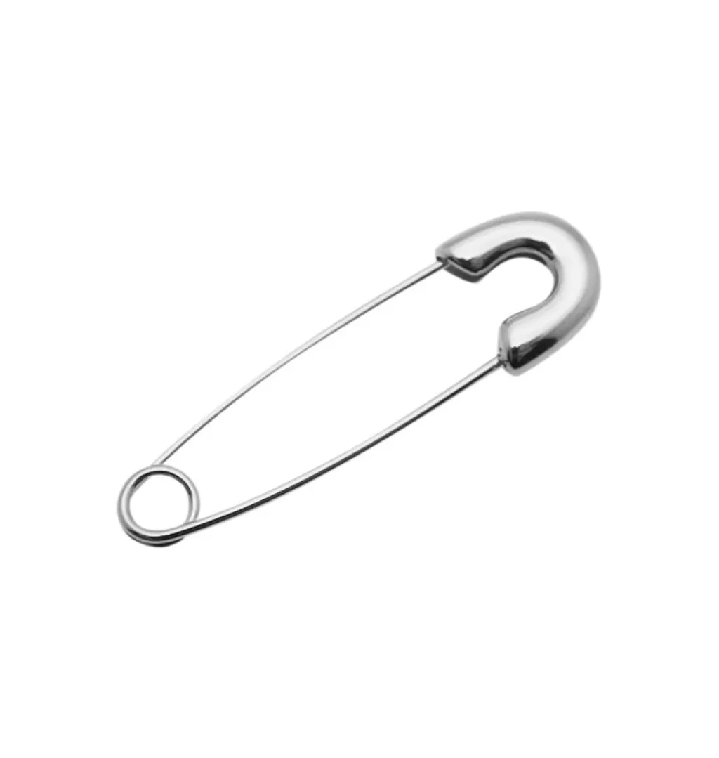 Sale WOS UP Safety Pin Silver • Single Earring