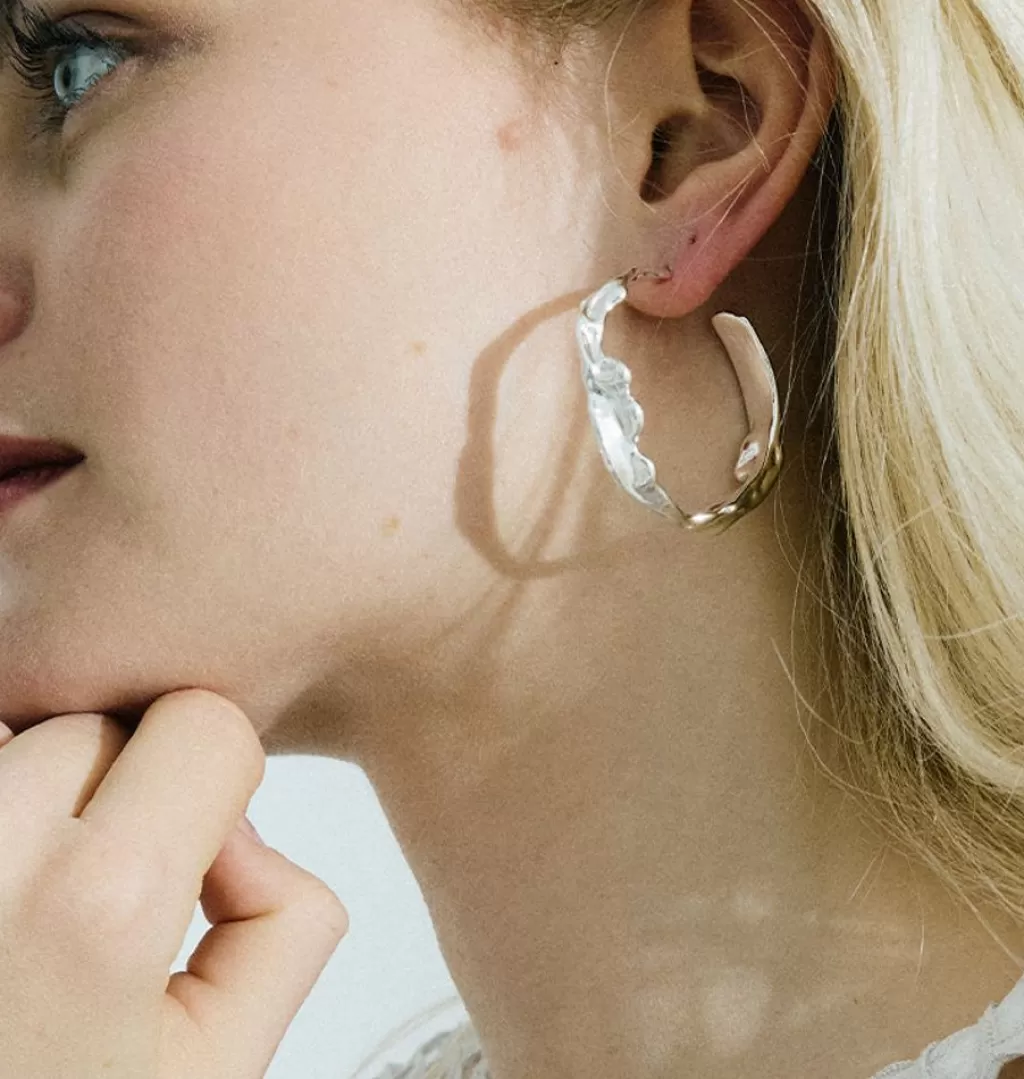 Best Sale WOS UP Sandy Earrings Silver