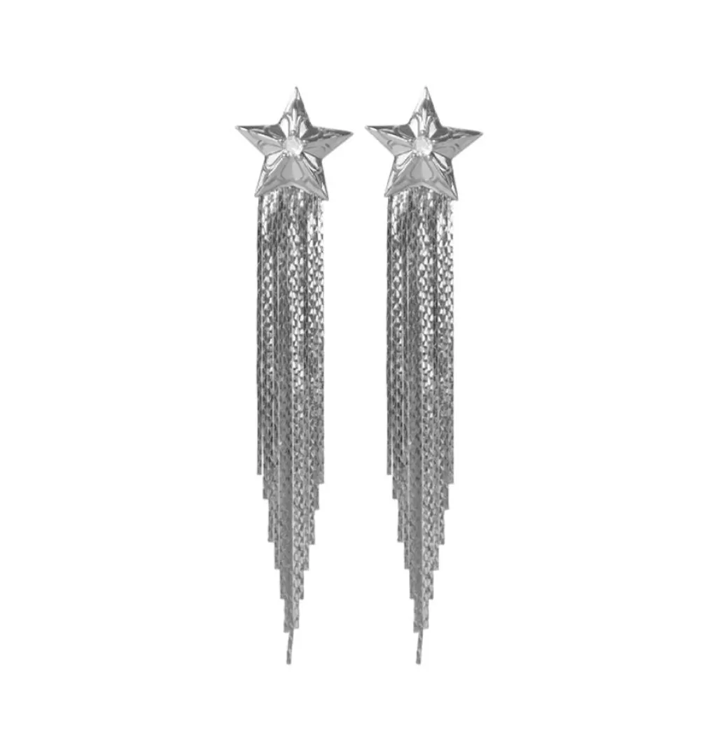 Best WOS UP Shooting Star Earrings Silver