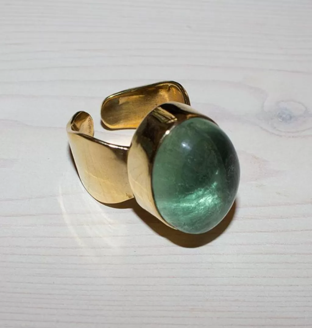 Fashion Bedazzled Shot Ring - Birdie Nam Nam - Guld