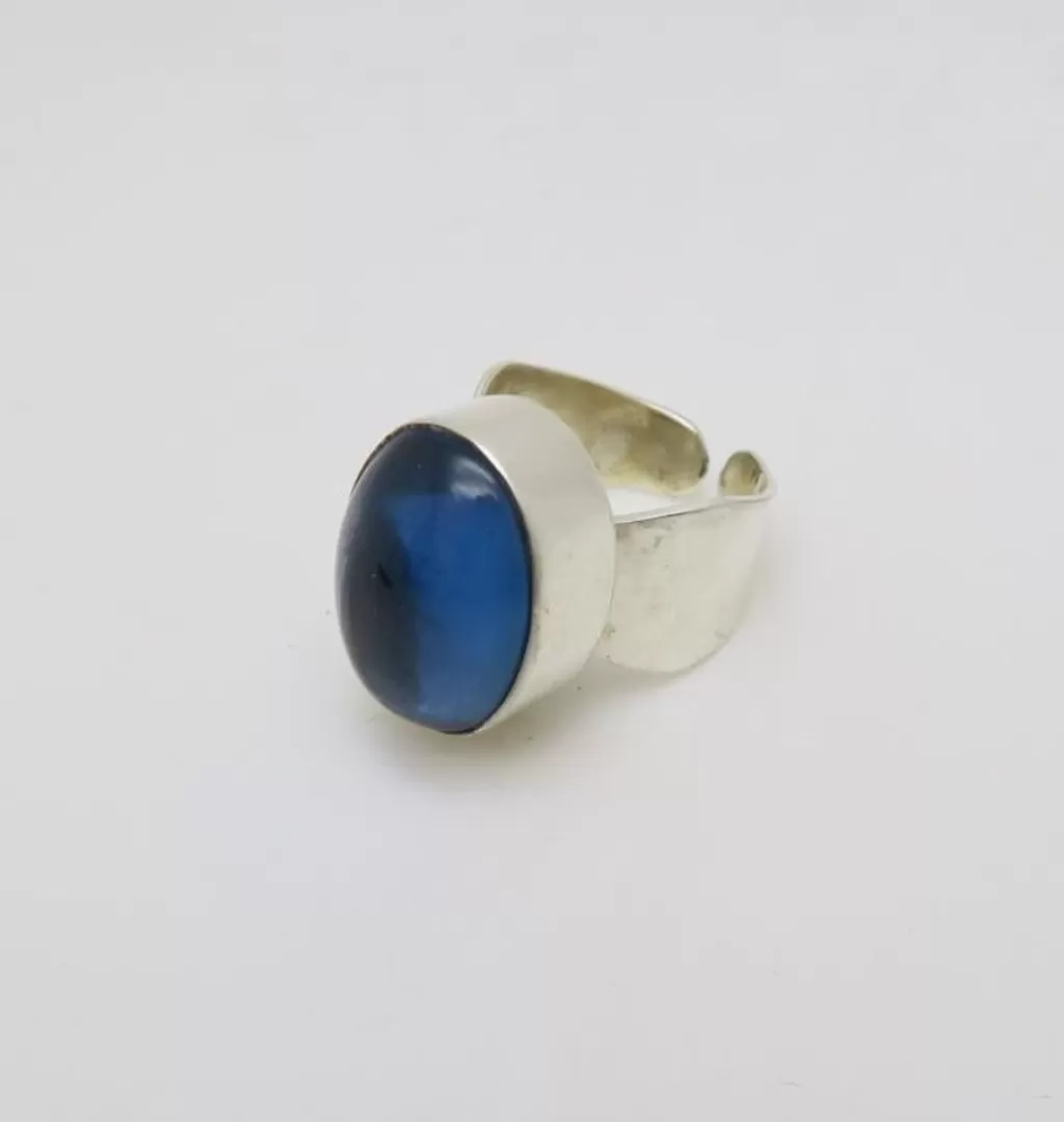Flash Sale Bedazzled Shot Ring - Blue Lagoon