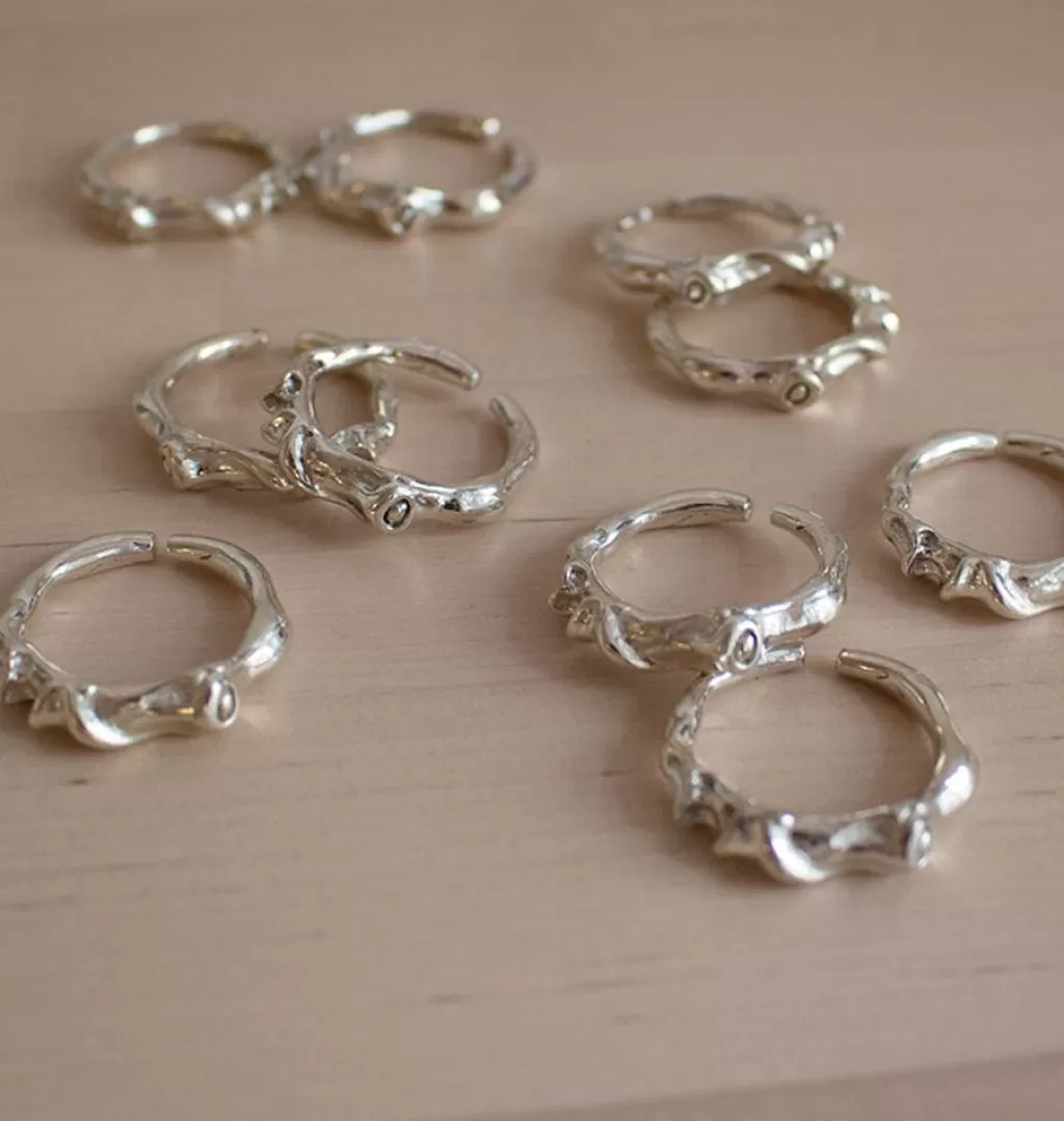 Store Bedazzled Sidekick Ring Silver