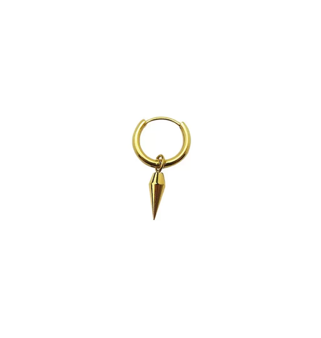 Clearance WOS UP Siri Mini Single Earring Gold