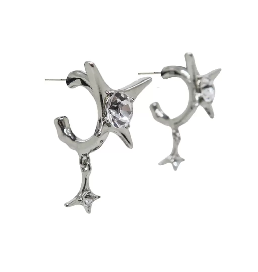 Shop WOS UP Sirius Earrings Silver