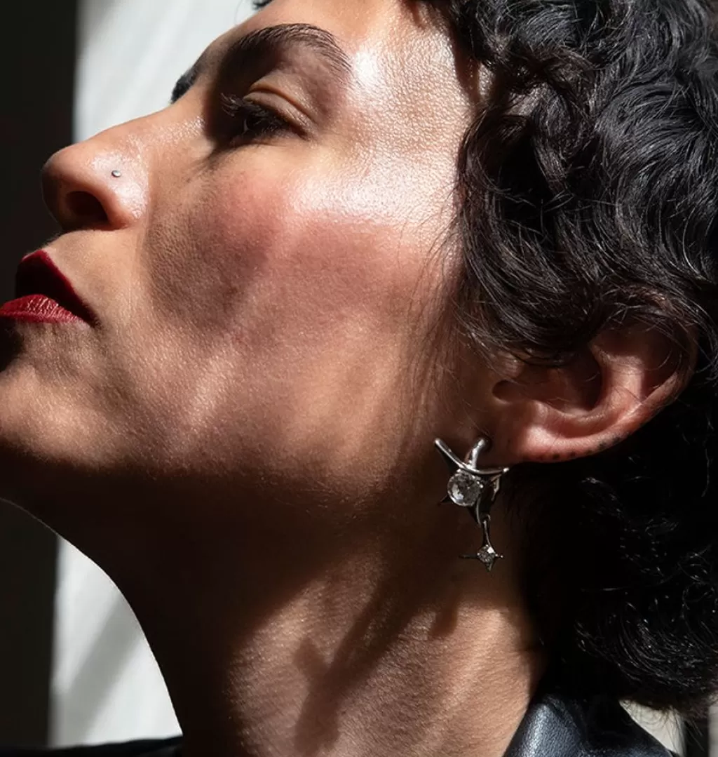 Shop WOS UP Sirius Earrings Silver