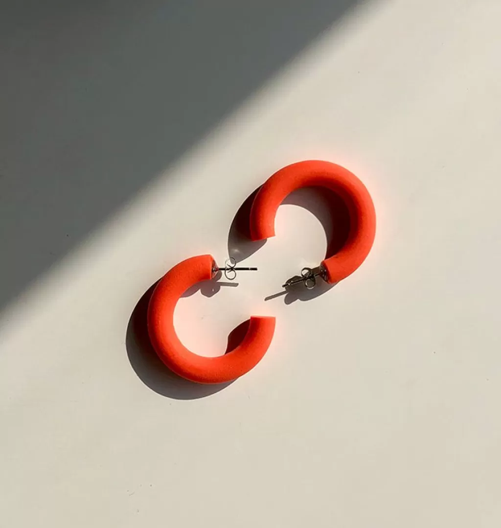 Clearance Cristina Lucia Small Hoop Mandarin