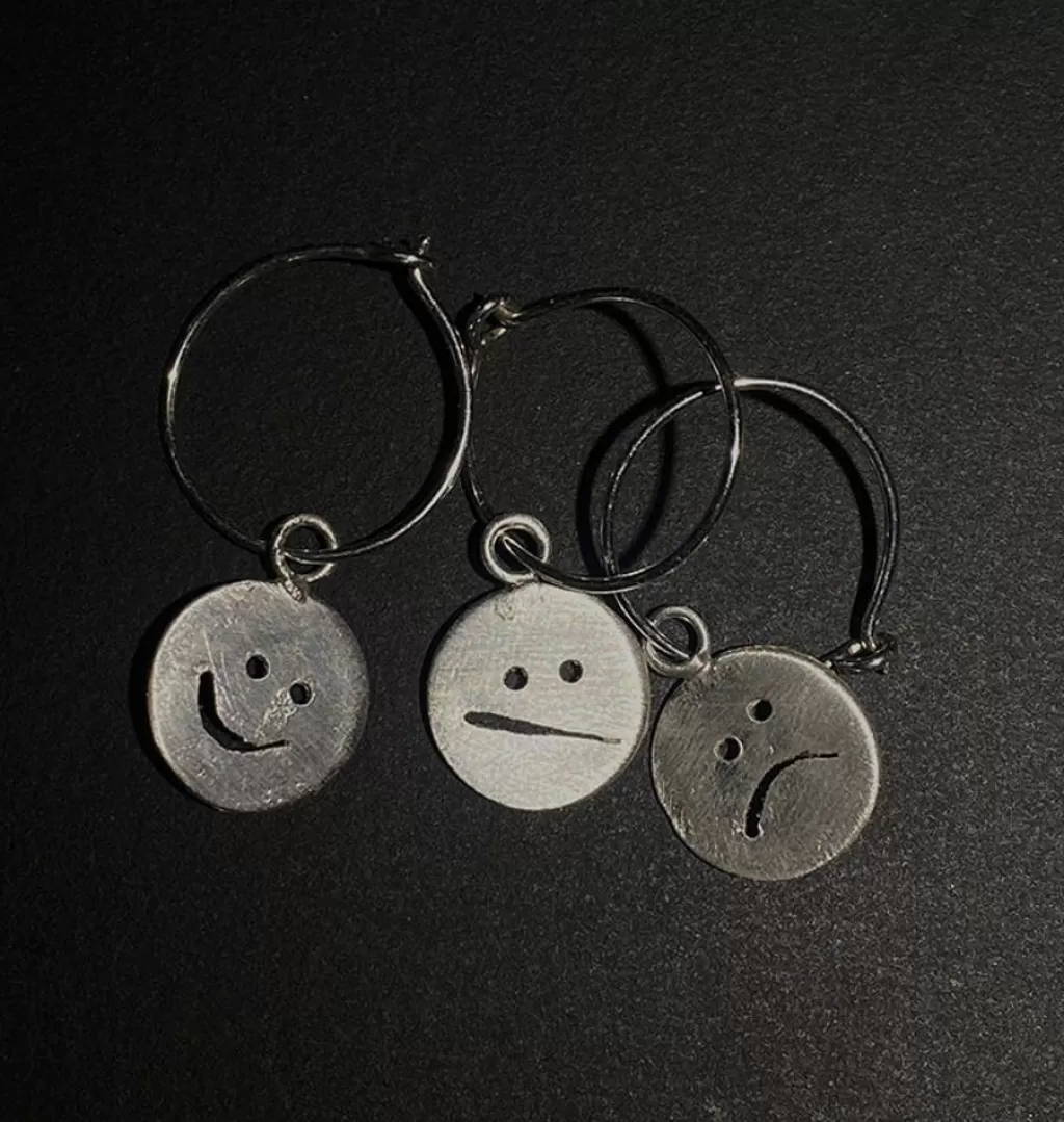 Fashion cmakes jewelry Smiley Singelorhange