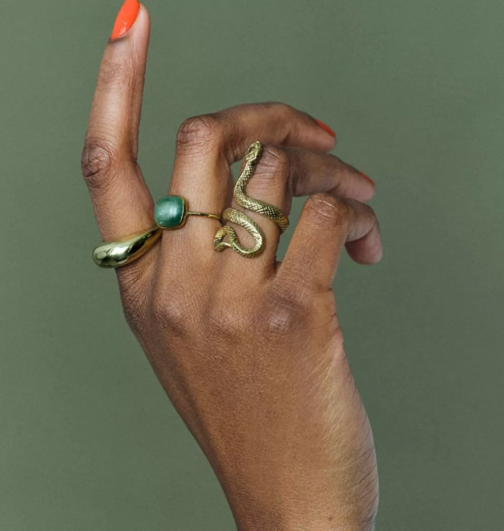 Sale WOS UP Snok Ring • Gold