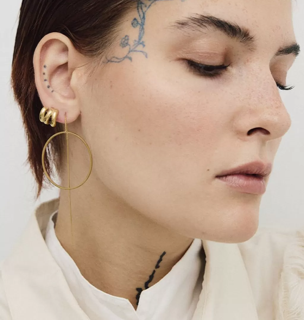 Hot WOS Soul Earrings Gold
