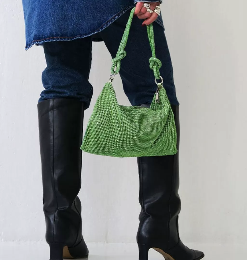 Online WOS UP Sparkle Handbag Green