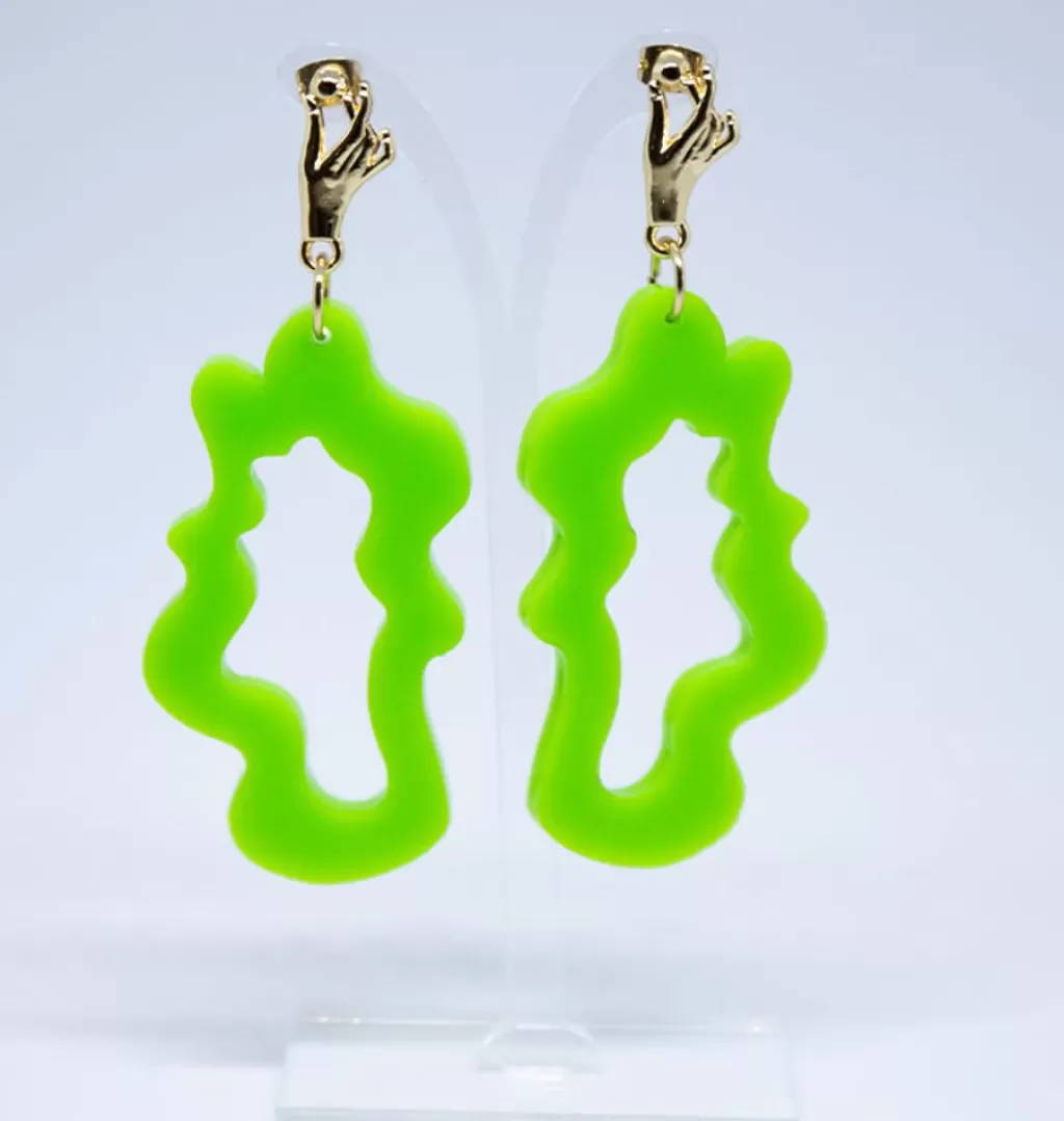 Discount Annuniqe Studio Splash Earrings Lime