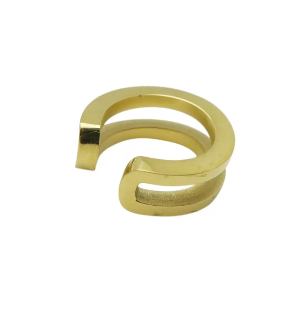 Fashion WOS UP Split Cuff Gold • Single Earring