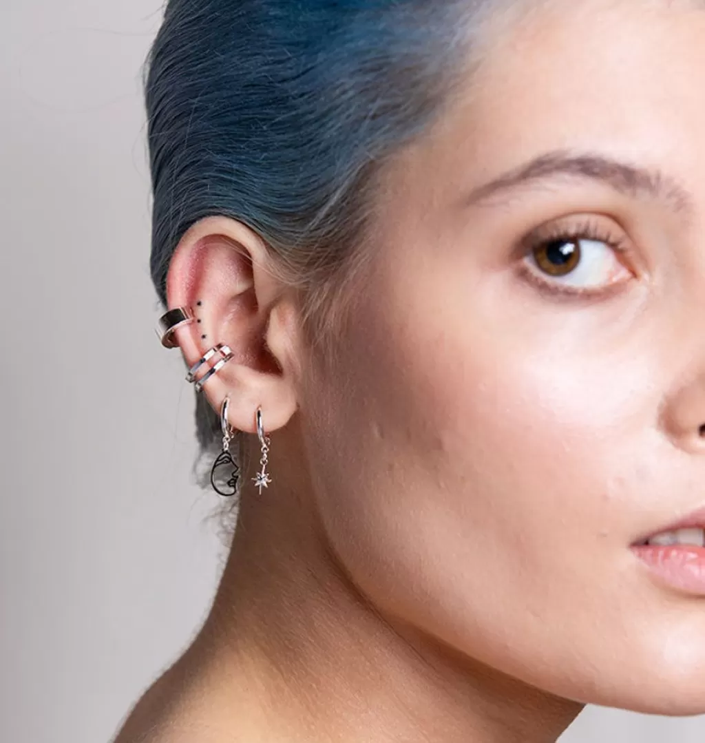 Shop WOS UP Split Cuff Silver • Single Earring