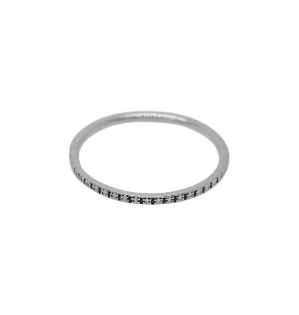 Store WOS UP Spot Ring Black • Silver