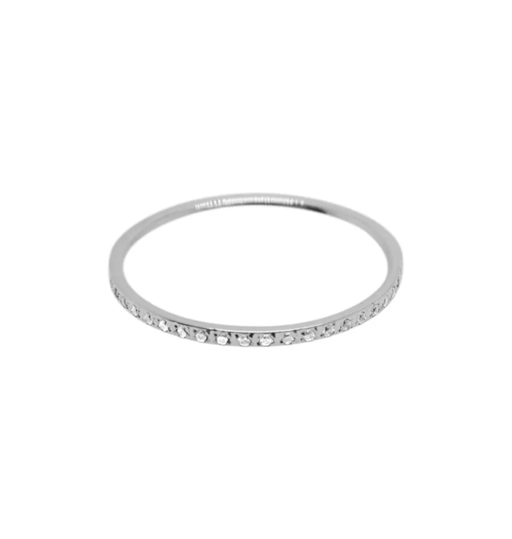 Flash Sale WOS UP Spot Ring Clear • Silver