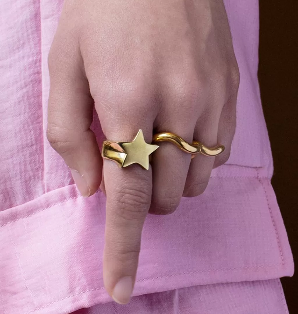Clearance WOS Status Ring Gold
