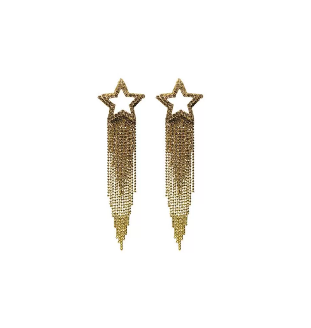 Best WOS UP Stjarnfall Orhangen Guld