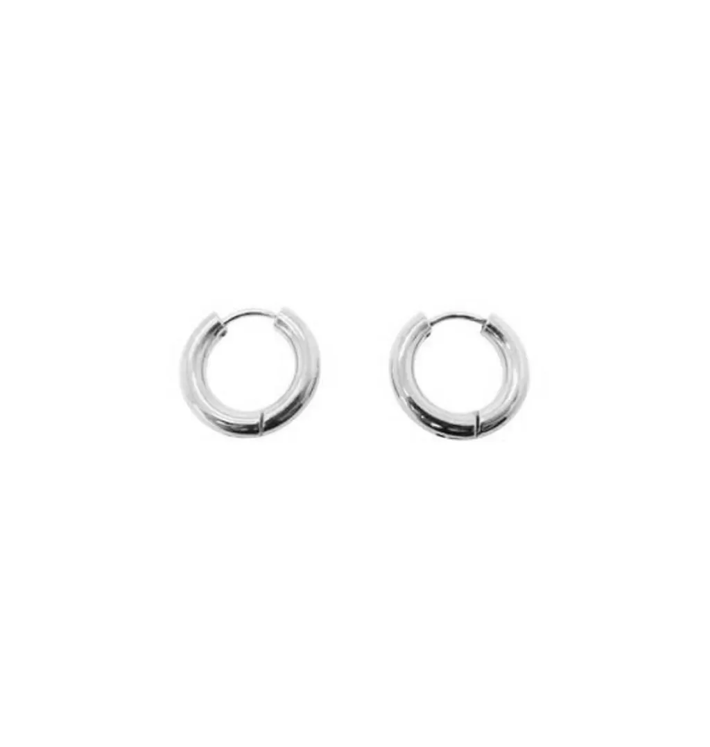 Sale WOS Thick Silver Hoops • 15Mm