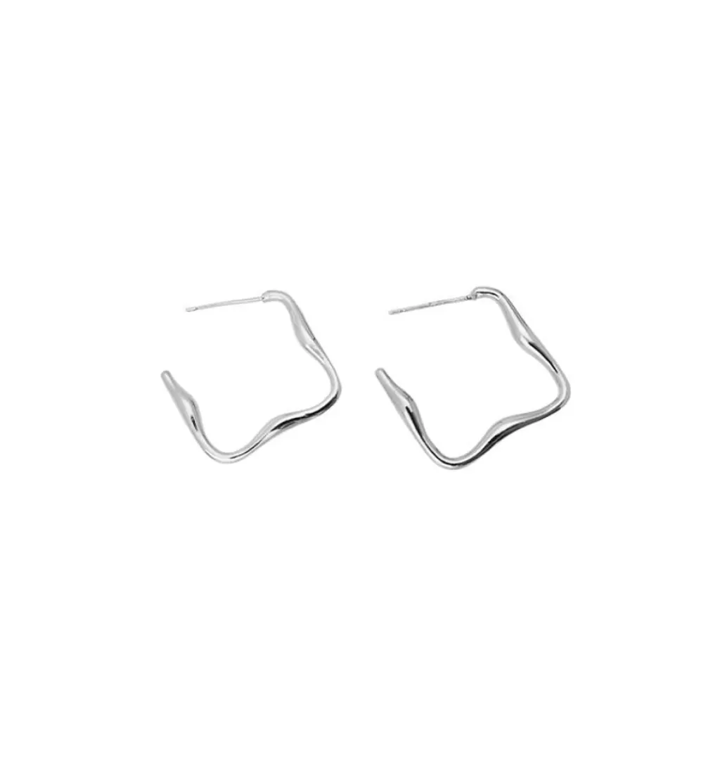 Sale WOS UP Thin Hoop Silver