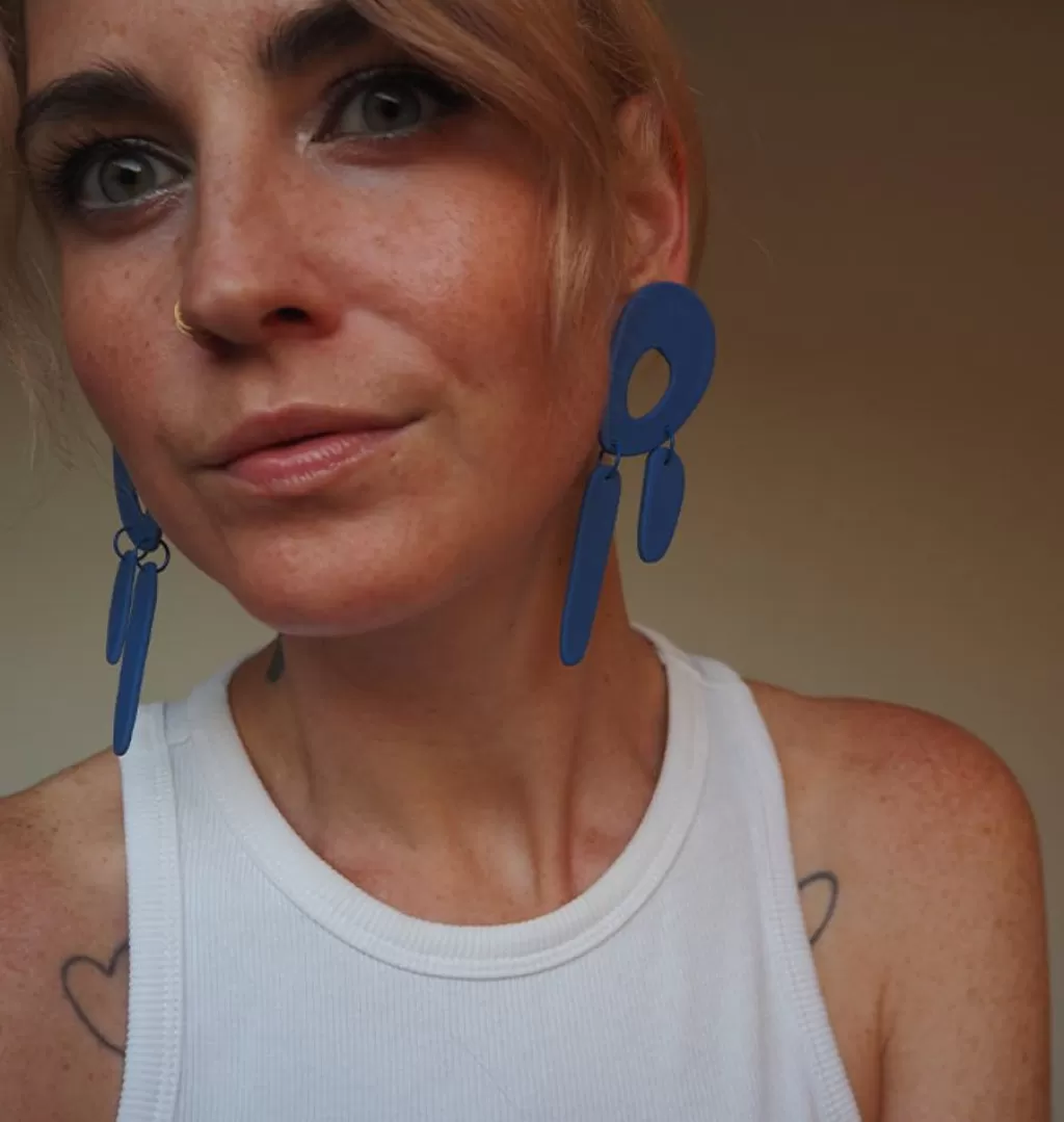 Best Cristina Lucia Toro Earrings Blue