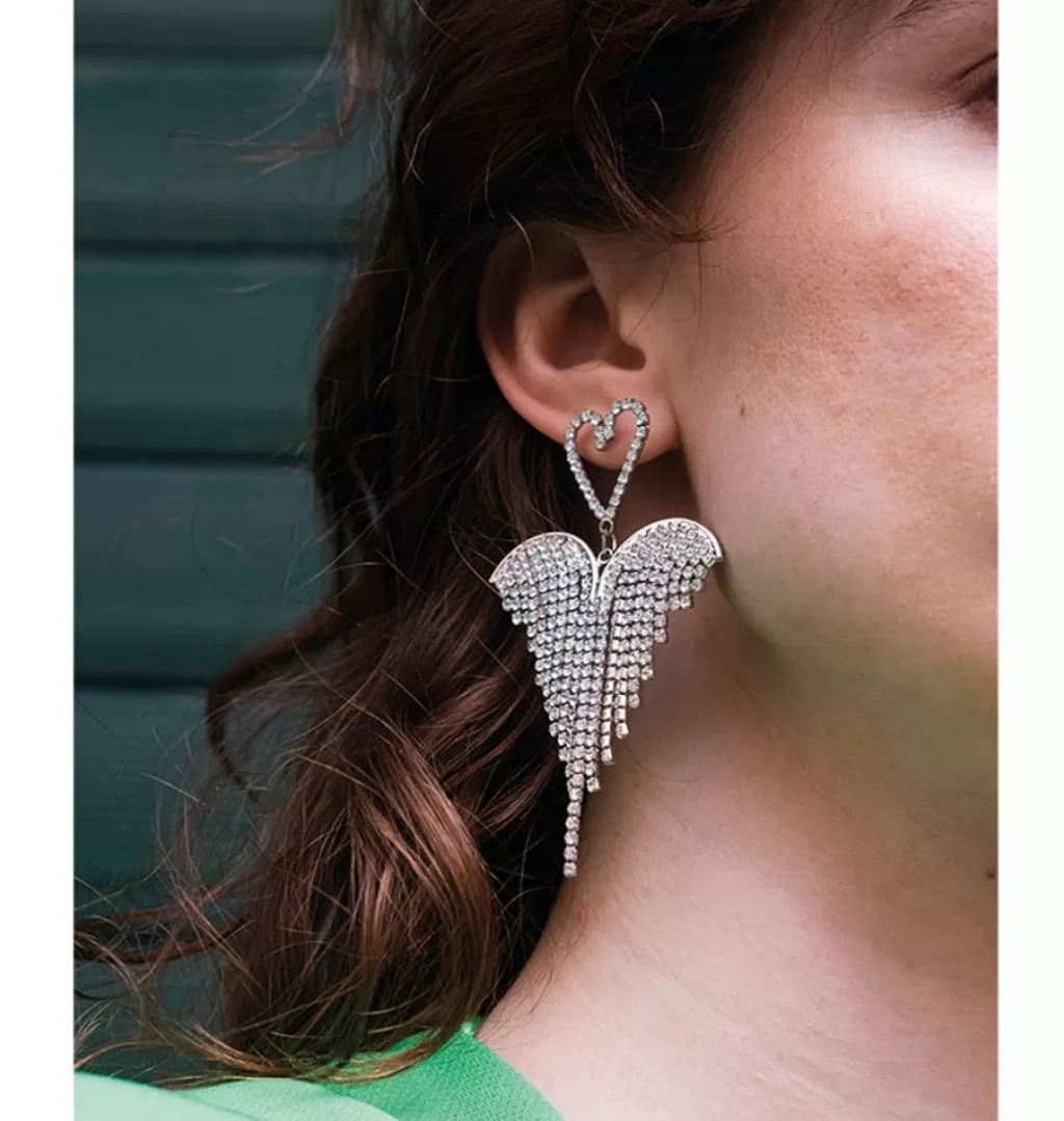 Cheap WOS UP Toxic Earrings Silver