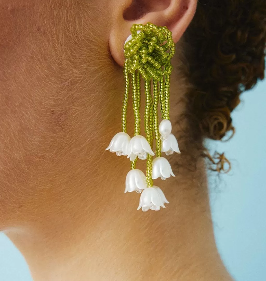 Cheap WOS UP Tulip Green Earrings