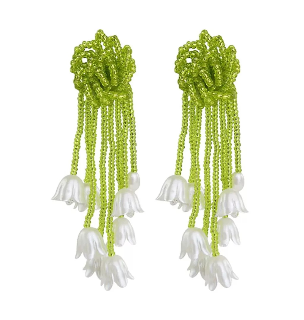 Cheap WOS UP Tulip Green Earrings