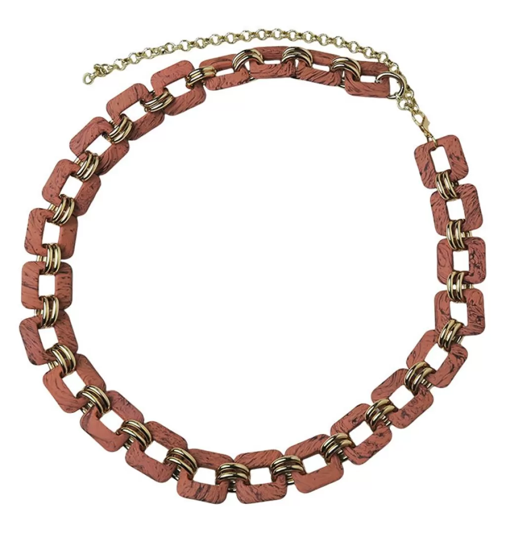 Hot WOS UP Tylor Chain Belt Brown