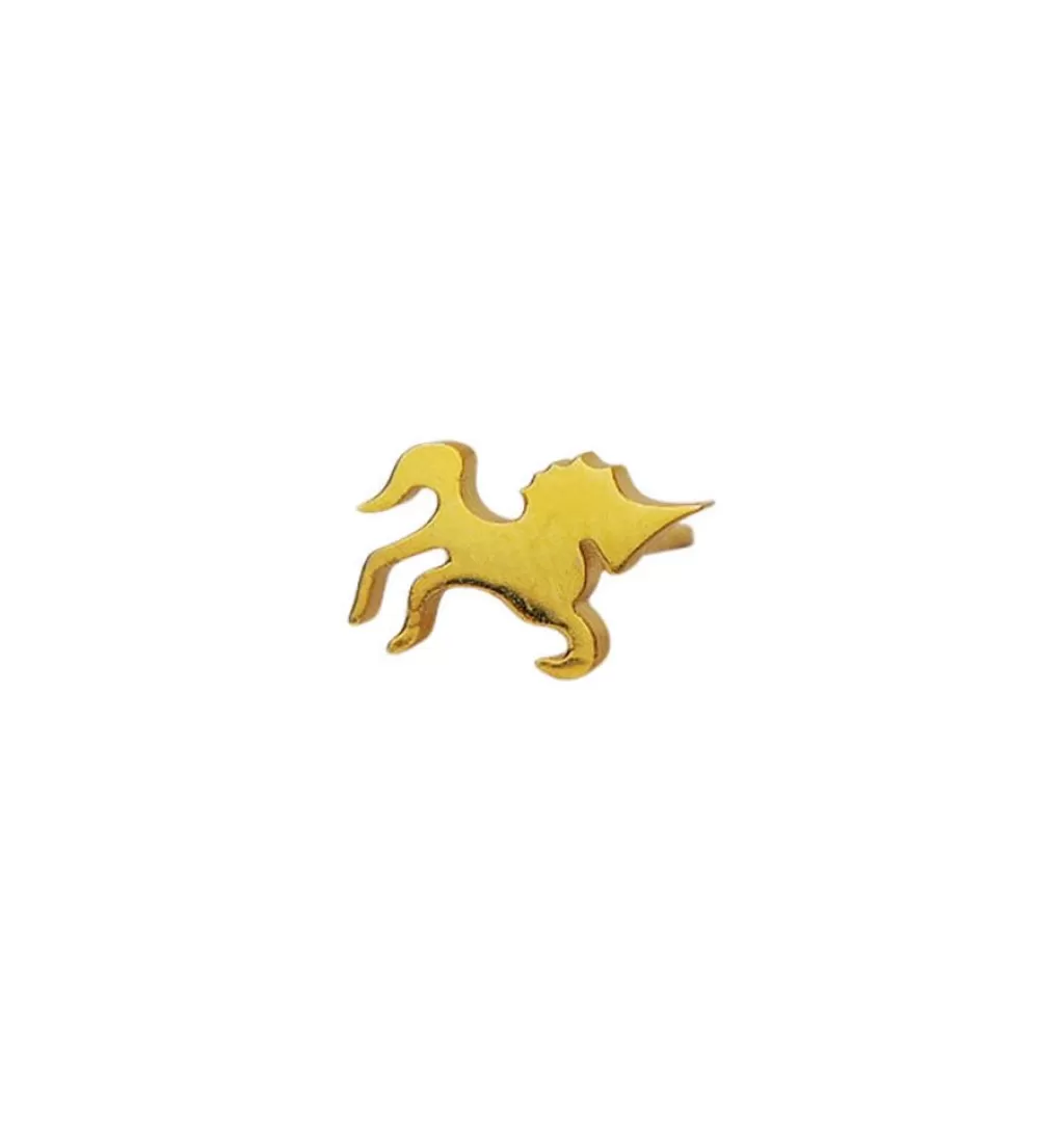 Outlet WOS UP Unicorn Gold Single Earring