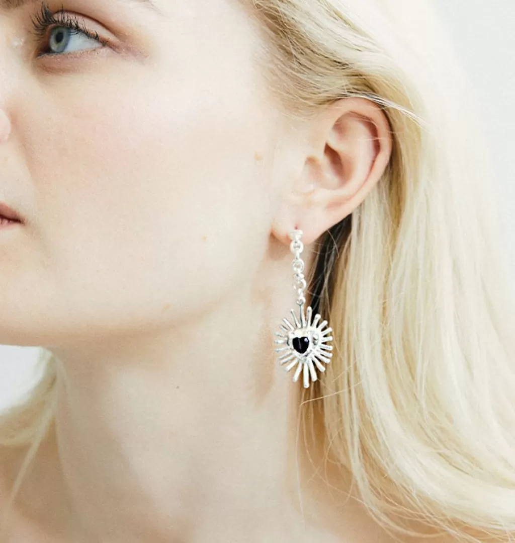 Best Sale WOS Valentina Short Earrings Silver