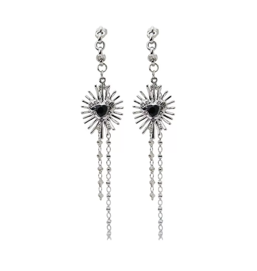 Fashion WOS Valentina Short Earrings Silver
