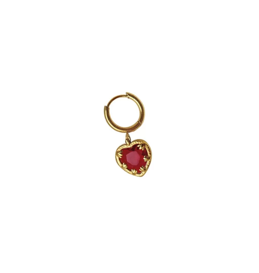 Cheap WOS Veja Crystal Single Earring Gold