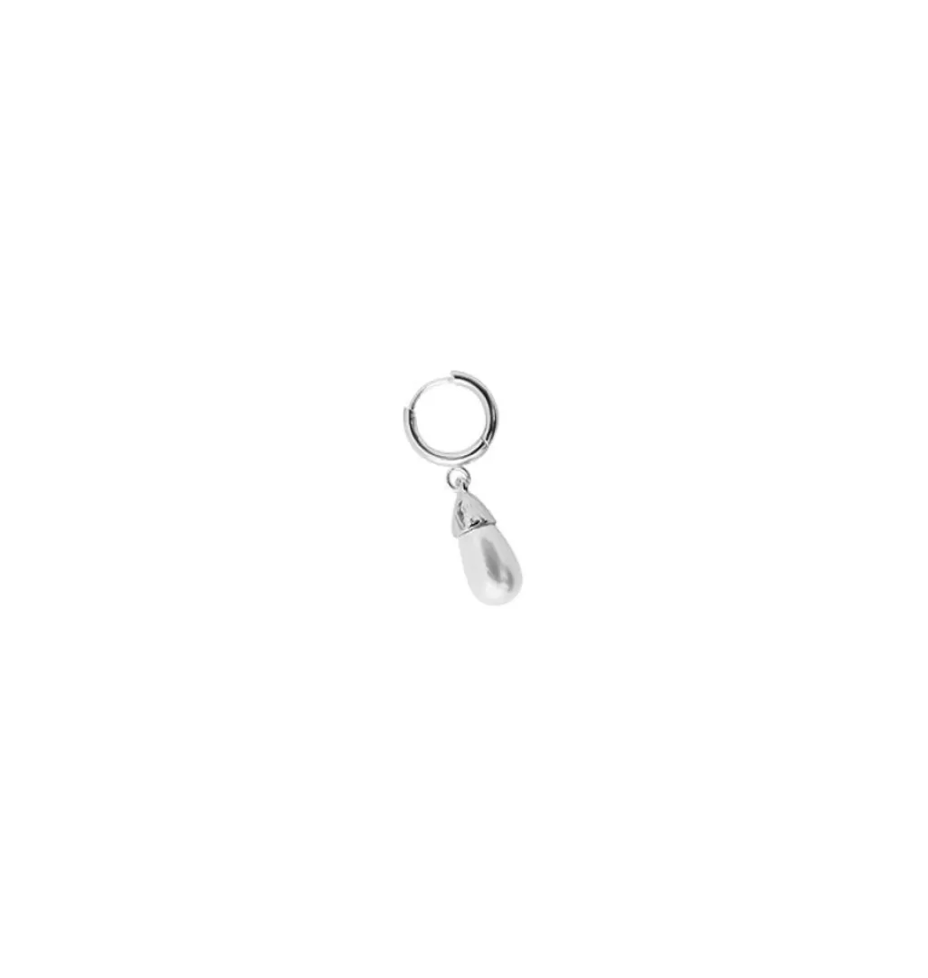 Sale WOS Veja Drop Single Earring Silver