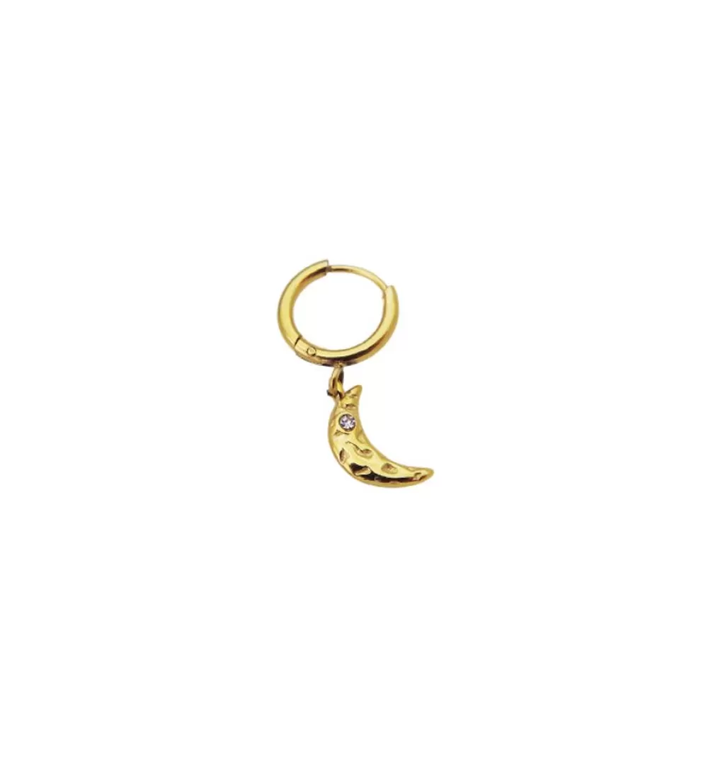 Store WOS Veja Moon Single Earring Gold