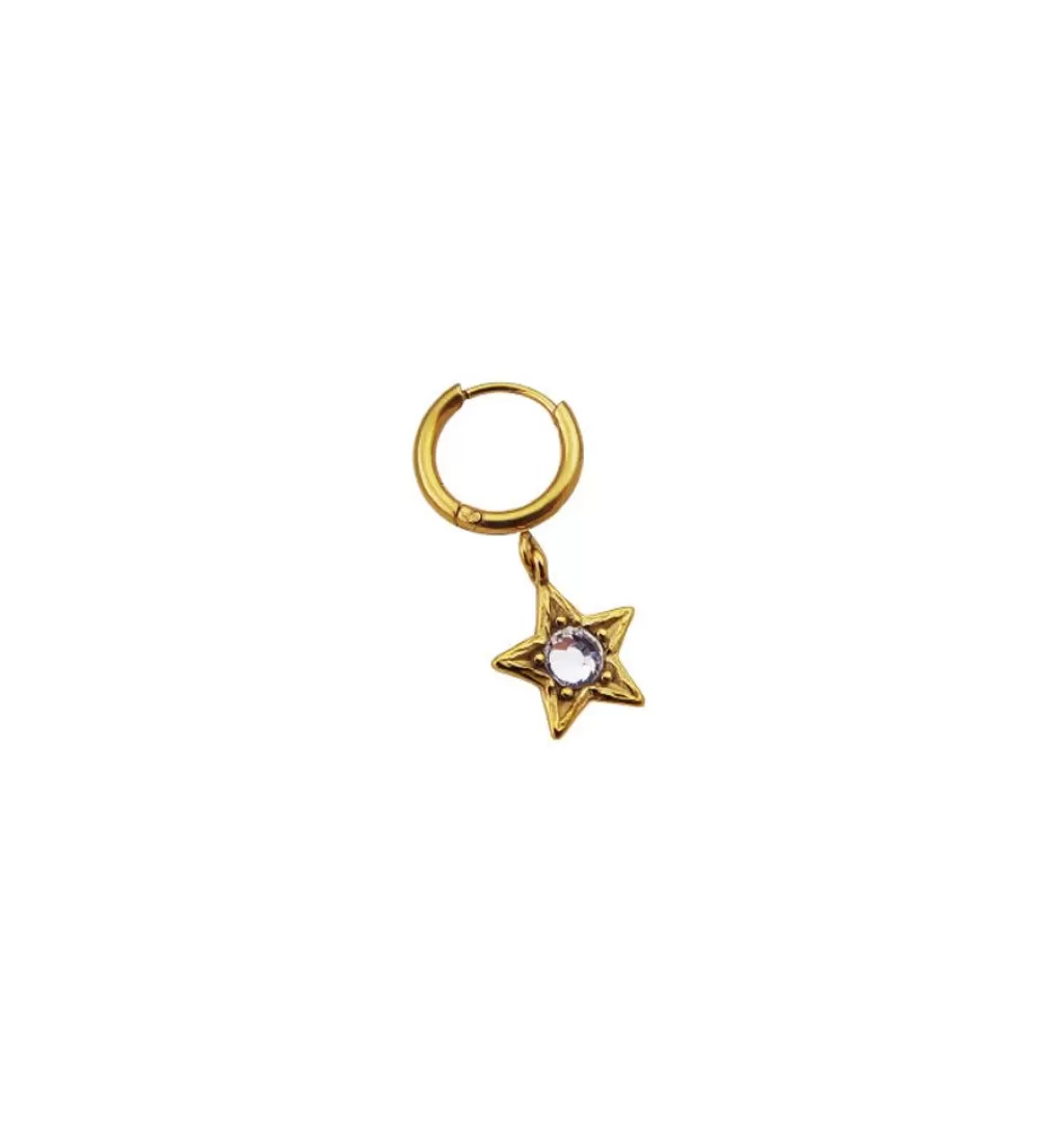 Flash Sale WOS Veja Star Single Earring Gold