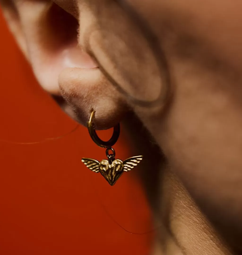 Best WOS Veja Wing Single Earring Gold