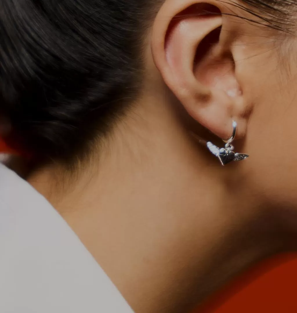 Best WOS Veja Wing Single Earring Silver