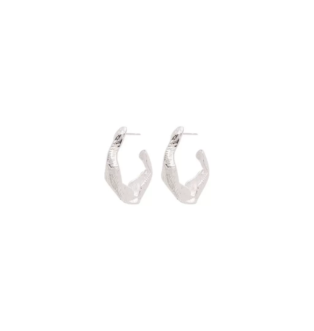 Store WOS UP Wolfie Earrings • Silver