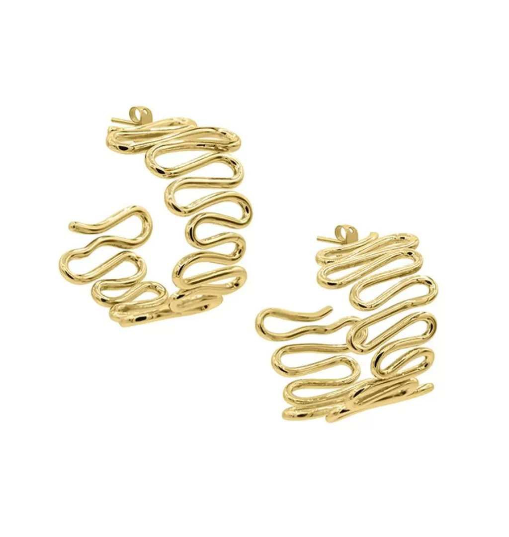 Store Sjösten Sweden Wrinky Hoops Brass