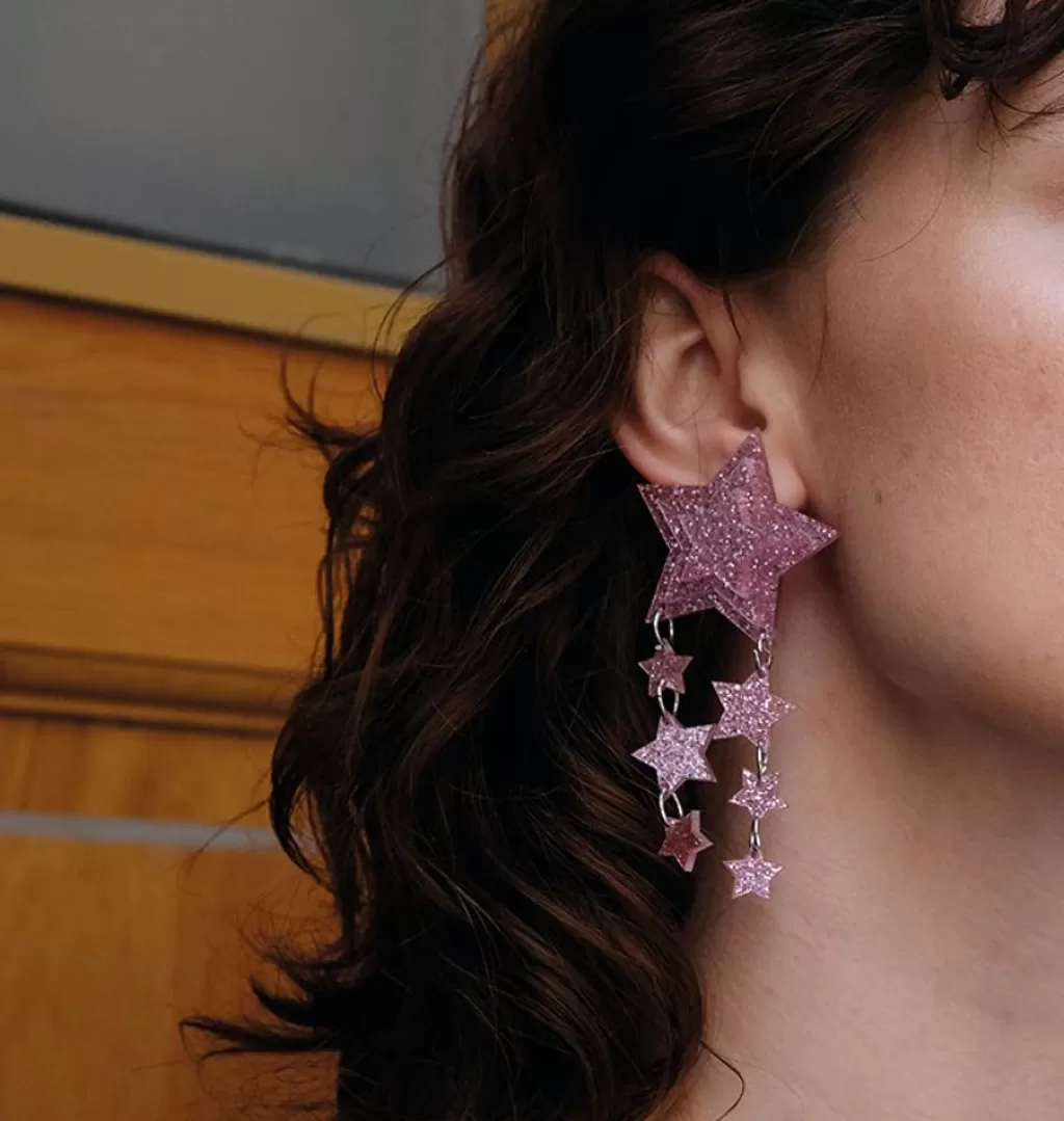 Best Sale WOS UP Yaam Earrings Pink