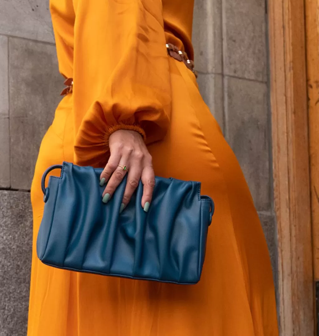 Online WOS UP Zada Handbag Petrol