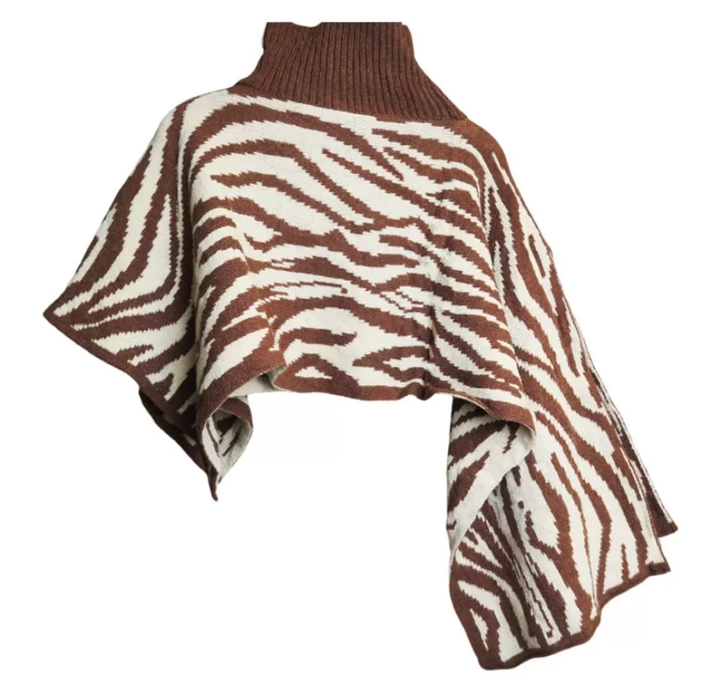 Store WOS UP Zebra Collar Brown