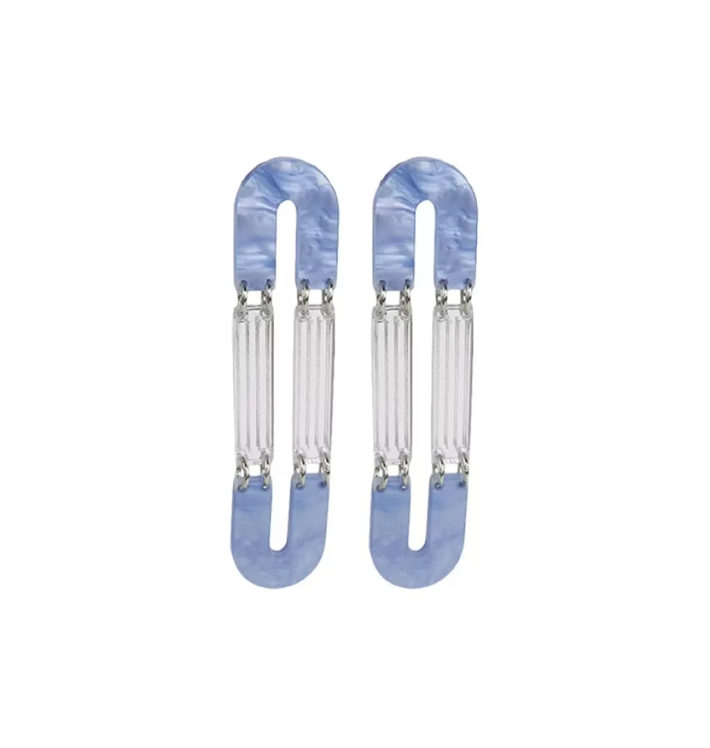 Clearance WOS UP Zero Earrings Purple